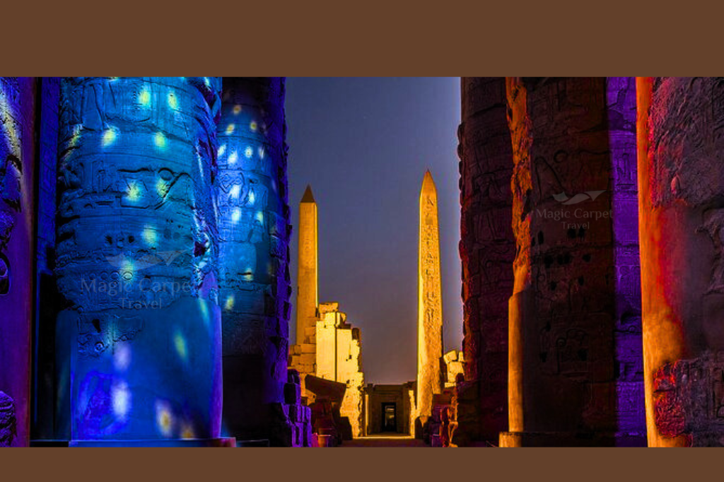 Karnak temple Sound and Light show with Magic Carpet Travel